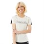 Bench Womens Alise T-Shirt Light Stone/Black