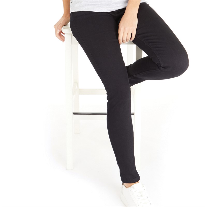 Buy Black Fly Fasten Jersey Denim Leggings from Next Luxembourg