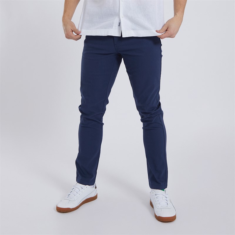 Bench Heren Eddie 22 Slim fit jeans Donker Indigoblauw