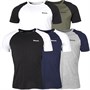 Bench Mens Cobra Five Pack T-Shirts Black/White/Navy/White/White/Black/Grey/Navy/Khaki