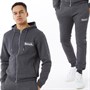 Bench Mens Jord Sustainable Zip Through Tracksuit Charcoal Marl