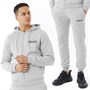 Bench Mens Jord Sustainable Zip Though Tracksuit Grey Marl