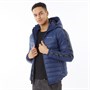 Bench Mens Stayt Zip Through Hooded Jacket Navy