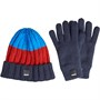 Bench Boys Albert Hat And Glove Set Navy