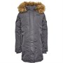 Bench Mädchen Rips Parka Grau