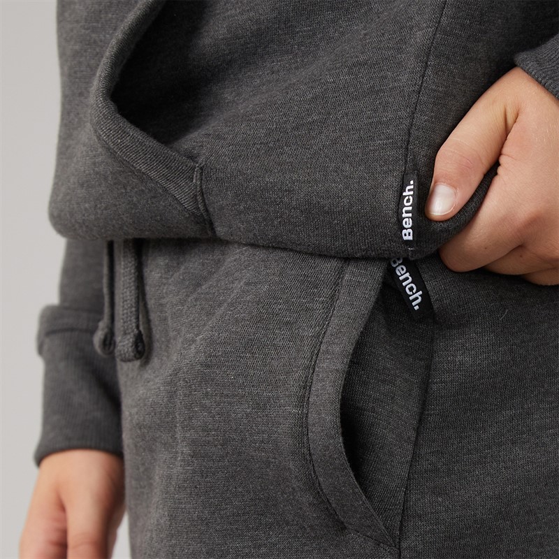 Bench Boys Fargo Fleece Cargo Tracksuit Charcoal