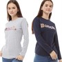 Bench Meisjes Celie T-shirts Grijs