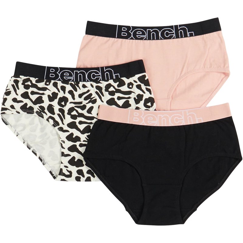 Buy Bench Girls Three Pack Hipster Briefs Multi