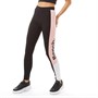 Bench Womens Mylah Cut And Sew Leggings Black/Pink/White