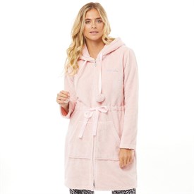 chinese dress ladies Lisa Marie Fernandez Hooded Dressing Gown Short Coverup