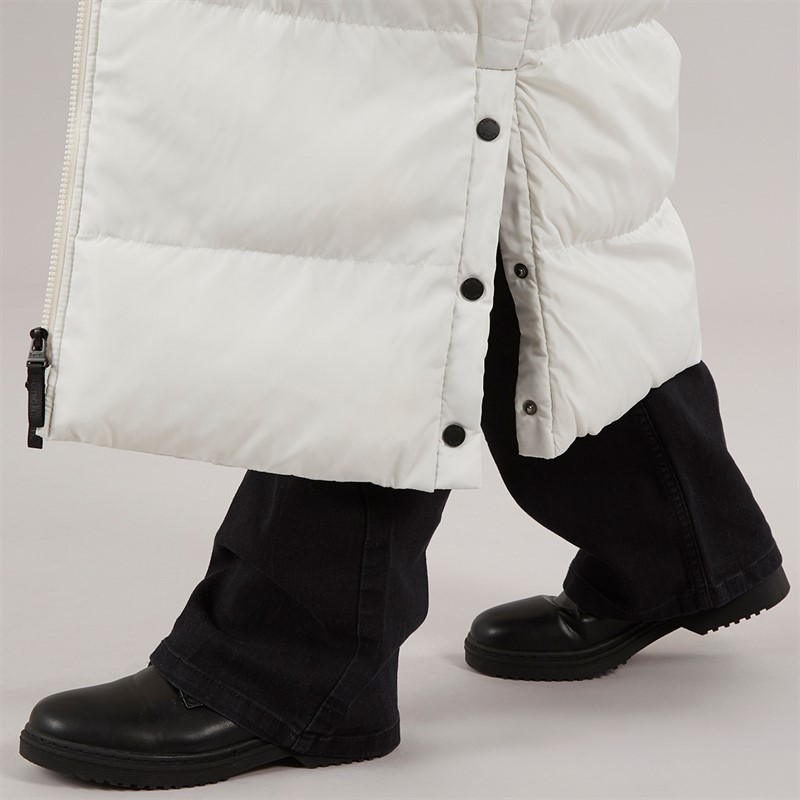 Bench Damen Ryelle Maxi Länge Daunenjacke Winterweiß