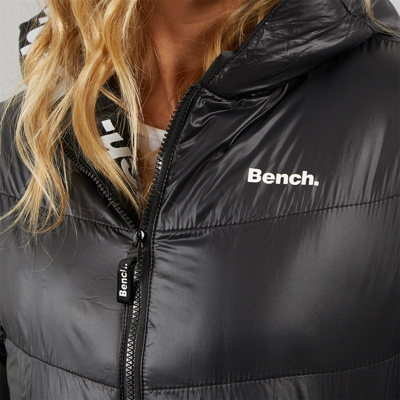 Bench Damen Phillipa Steppjacke Schwarz