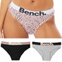 Bench Womens Jazmin Three Pack Briefs Pink/Black/Grey