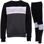 Bench Girls Bonnie Leggings And Fenella Sweatshirt Set Black/White