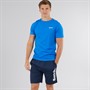 Bench Mens United T-shirt And Shorts Loungewear Set Royal/Navy