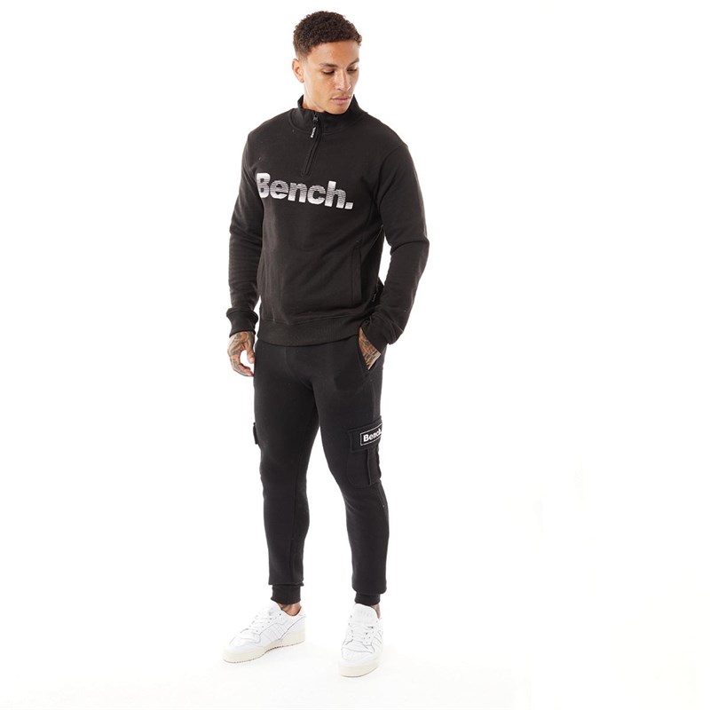 Bench Mens Plinth Sweatshirt A Black