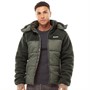 Bench Herre Detta Padded Sherpa Dyne Kakigrøn