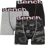 Bench Boxers Dobly Three Homme Noir Camouflage
