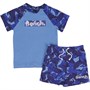 Bench Infant Raglan Camo T-Shirt And Shorts Set Blue