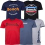 Bench Mens Angman Five Pack Graphic T-Shirts Black/Red/Grey/Denim/Navy