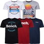 Bench Mens Cromata Five Pack Graphic T-Shirts White/Red/Navy/Grey/Black