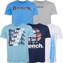Bench Herren Kibbin 5er Pack T-Shirts Denim Blau / Grau Melange / Marineblau / Weiß / Eisblau