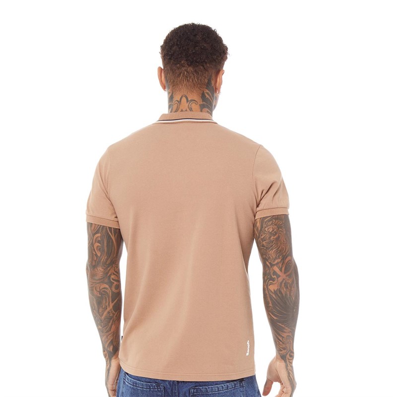 Bench Mens Gruff Polo Clay