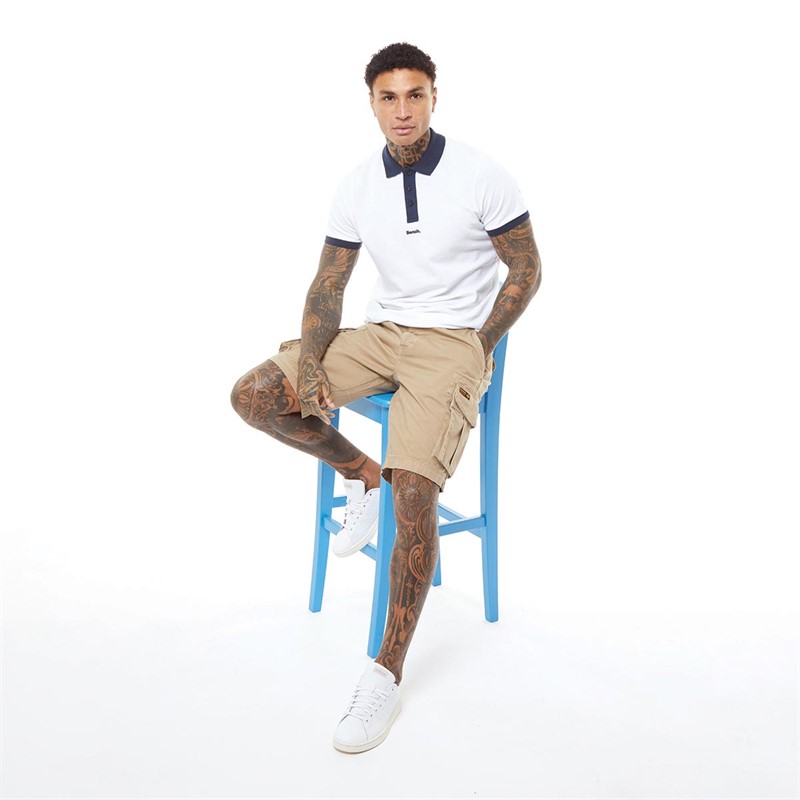Bench Mens Timor Polo White