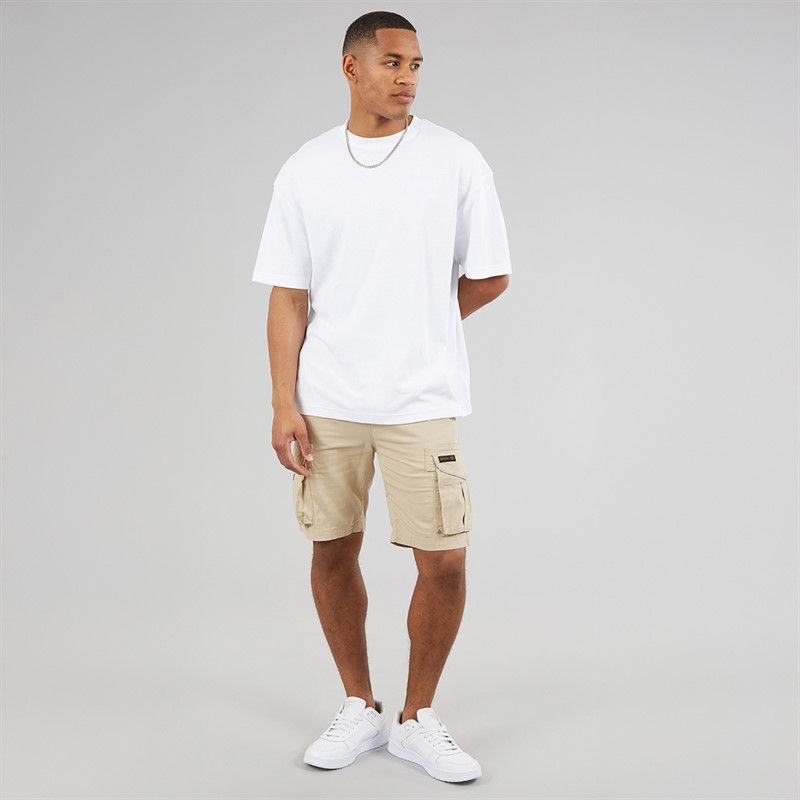 Short Cargo Homme - 3/4 - Taille Élastique - Multi-Poches - Confort Randonnée & Sport