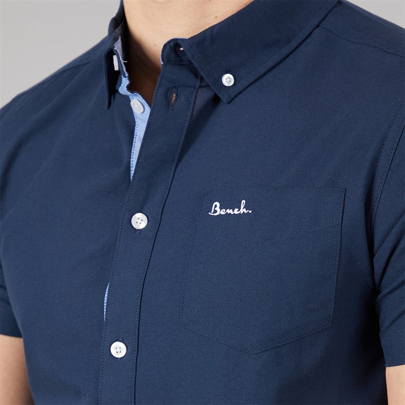 Bench Chemise à manches courtes Bowdon homme, Marine