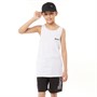 Bench Boys Lucius Vest Baseball Cap And Shorts Set White/Black