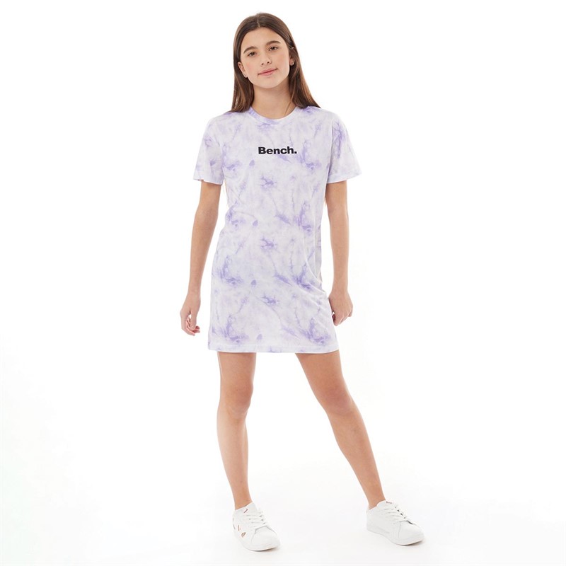 Bench Girls Celestia Tie Dye T-Shirt Dress Lilac Tie Dye