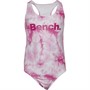Bench Girls Emerald Tie Dye Swimsuit Pink Tie Dye