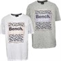 Bench Girls Janika Two Pack T-Shirts White/Grey Marl