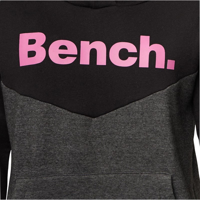 Bench Dames Hara Hoodies Gemeleerd Antraciet