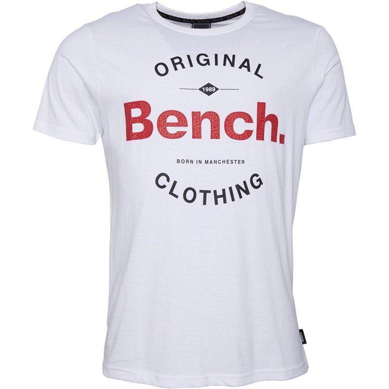 Bench Heren Starman T-shirts Wit