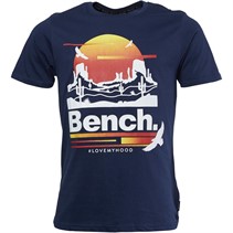 Bench Herre Mendota T-shirts Marineblå