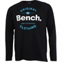Bench Heren Stampon T-shirts met lange mouwen Zwart