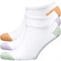Bench Womens Nyra Three Pack Trainer Liner Socks White