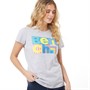 Bench Womens Cubic T-Shirt Grey Marl