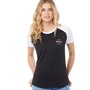Bench Womens Leyton T-Shirt Black/White