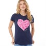 Bench Womens Kindra T-Shirt Navy