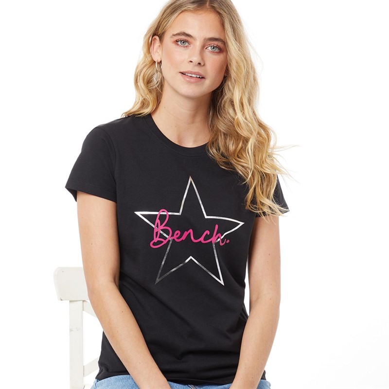 Bench Womens Almeda T-Shirt Black