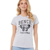 Bench Womens Rosella T-Shirt Grey Marl