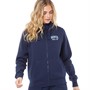 Bench Womens Killara Zip Thru Hoodie Navy