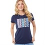 Bench Womens Bobble T-Shirt Navy