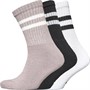 Bench Womens Prama Three Pack Sports Crew Socks Multi