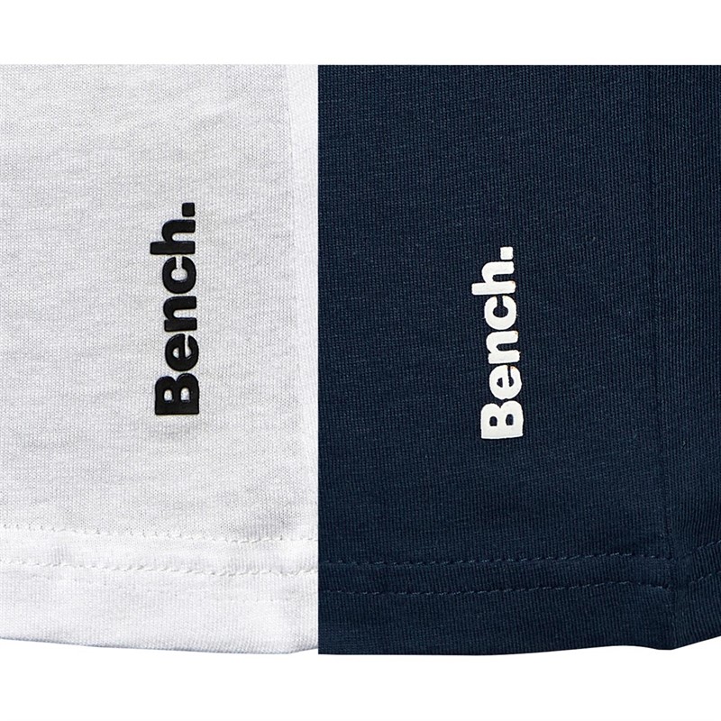 Bench Boys Branner Two Pack T-Shirts Navy