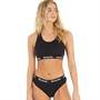Bench Womens Larsa Crop Top And Briefs Black