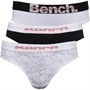 Bench Womens Audrey Three Pack Briefs Assorted